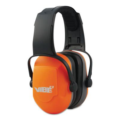 H70 VIBE Earmuffs, 23 dB NRR, Orange, Headband
