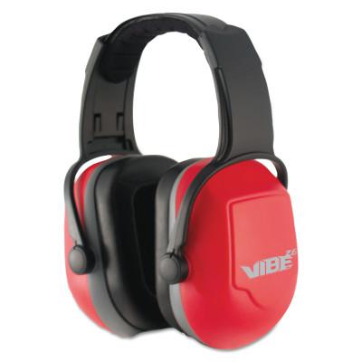 H70 VIBE Earmuffs, 26 dB NRR, Red, Headband