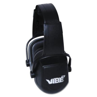 H70 VIBE Earmuffs, 29 dB NRR, Black, Headband