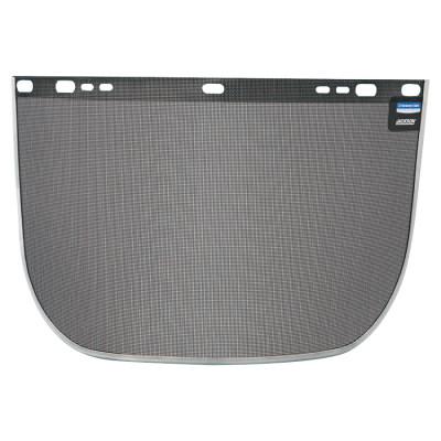 F60 Wire Face Shields, Black, 40-Large Mesh, 15 1/2 in x 9 in