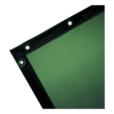 See-Thru Green Welding Curtain, 6 ft X 8 ft, Vinyl