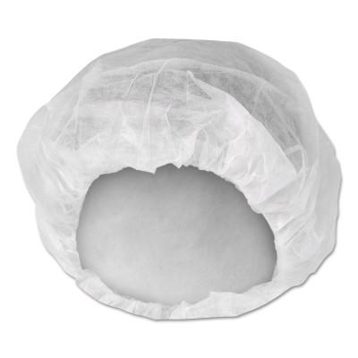 KleenGuard A10 Bouffant Caps, Medium, White