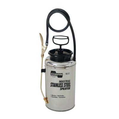 Stainless Steel Sprayer, 1.5 gal, 12 in Extension, 48 in Hose
