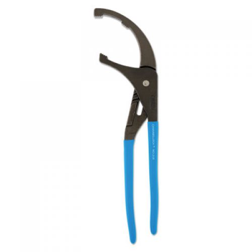 Oil Filter Plier, Curved Jaw, 15 in Long
