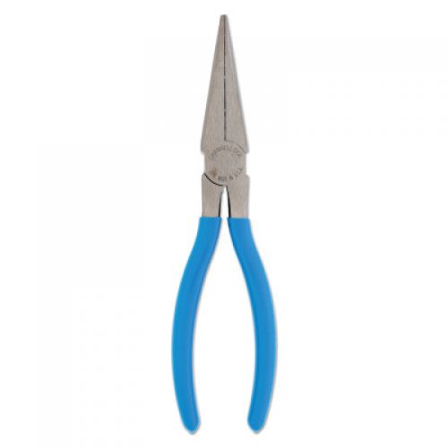 Long Nose Pliers, Straight Needle Nose, High Carbon Steel, 7 1/2 in