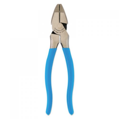XLT Round Nose Linemen's Plier, 7.5 in L, 0.63 in Cut, Plastic-Dipped Handle