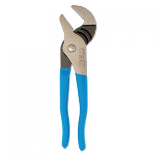 Straight Jaw Tongue and Groove Pliers, 8 in, Straight, 4 Adj.