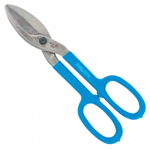 Tinner Snips, Cuts Straight, Right and Left, 10 in
