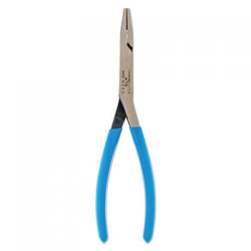 Long Reach Pliers, Flat Nose, High Carbon Steel, 8 in