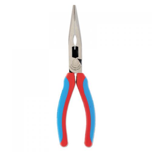 Coated Long Nose Pliers, Needle Nose, High Carbon Steel, 9 3/4 in