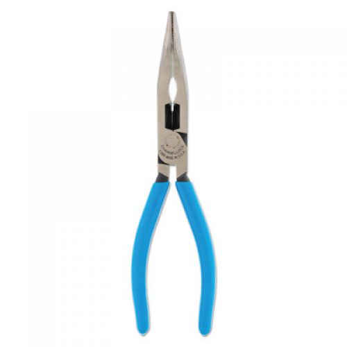 Long Nose Pliers Angled, Angled Needle Nose, High Carbon Steel, 9 5/8 in