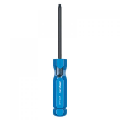 Professional Torx Screwdriver, T30 Tip, 8 1/4 in Long, Black Oxide, Blue Handle