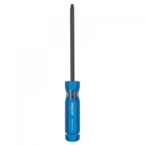 Professional Torx Screwdriver, T40 Tip, 10.7 in Long, Black Oxide, Blue Handle