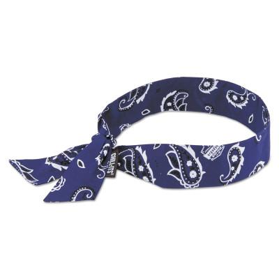 Chill-Its 6700 Evaporative Cooling Bandanas, 8 in X 13 in, Navy Western