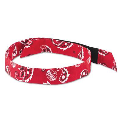 Chill-Its 6705 Evaporative Cooling Hook and Loop Bandana, Red Western