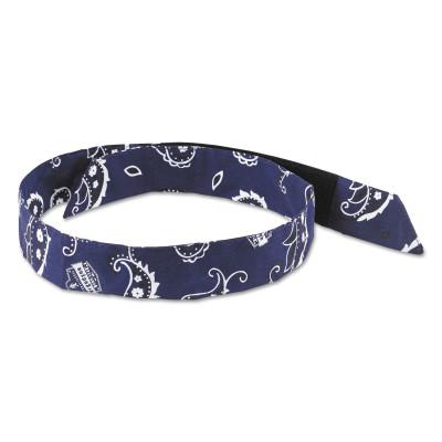 Chill-Its 6705 Evaporative Cooling Hook and Loop Bandana, Navy Western