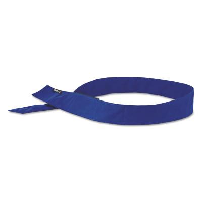Chill-Its 6705 Evaporative Cooling Hook and Loop Bandanas, Solid Blue