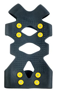 Trex 6300 Ice Traction Foot Covers, Medium, Rubber, Black