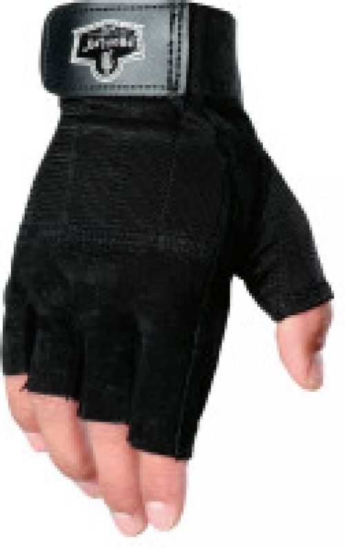 ProFlex 901 Impact-Half Finger Gloves, Black, Medium