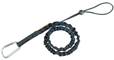 Squids Tool Lanyards, 35 in to 42 in x 1 in, 10 lb, Black