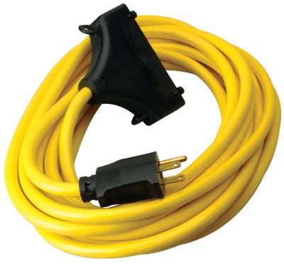 Generator Extension Cord, 25 ft, 3 Outlets