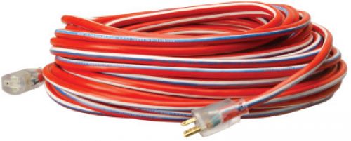 Stripes Extension Cord, 50 ft