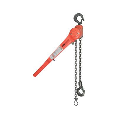 Puller Lever Tools, 3/4 Tons Capacity, 5 ft Lifting Height, 1 Fall, 58 lbf