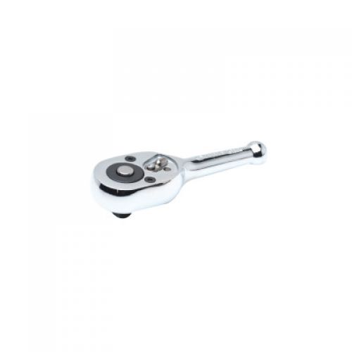 Stubby Ratchet Handles, 6.890 in, Nickel Chrome-Plated