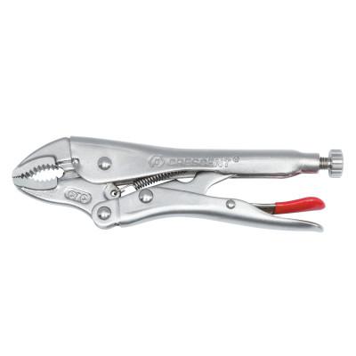 CRESCENT Locking Jaw Pliers, Curved Jaw, 7 in Long
