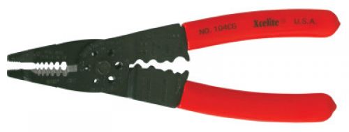 Wire Strippers & Cutters, 8 1/4 in, 22-10 AWG, Red