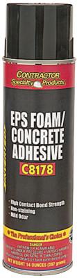 EPS Foam/Concrete Adhesives, 14 oz, Aerosol Can