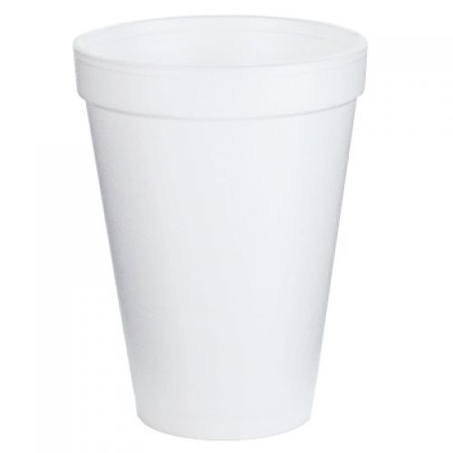 Foam Cups, 12 oz, White