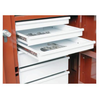 Replacement Drawer for Rolling Work Bench, 1 Drawer, 2 1/2 inSteel, White