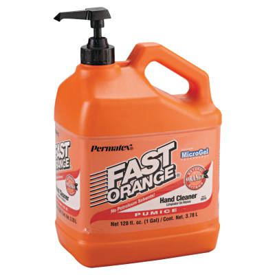 Fast Orange Pumice Lotion Hand Cleaners, Citrus, Bottle w/Pump, 1 gal