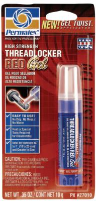 High Strength Red Threadlockers, 10 mL, 1 in Thread, Red