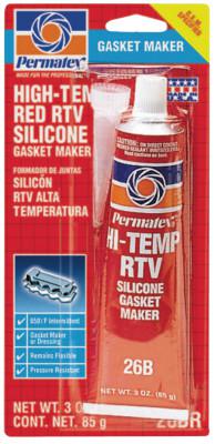 High Temp Red Rtv Silicone Gasket Maker Oz Tube Red