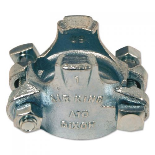 Air King Clamps, 1 1/8 in-1 5/16 in Hose OD, Malleable Iron