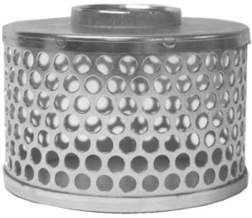 STRAINER ROUND HOLE 2" FEMALE NPT PLATED STEEL SUCTION HOSE <RHS2WH 