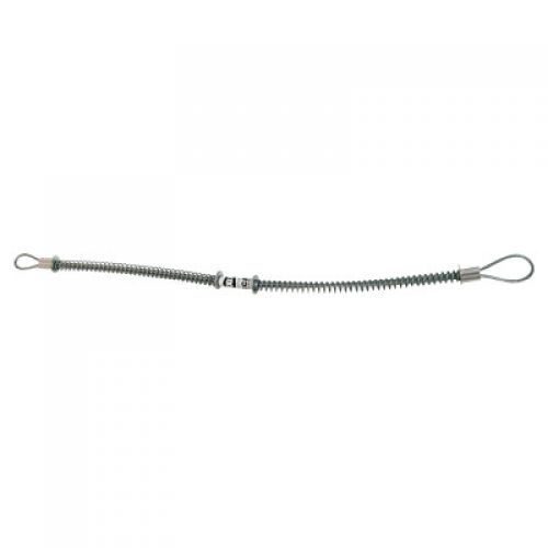 King Cable Safety Cable, for 1/2 in to 2 in Hose-to-Hose, 3/16 in dia x 28 in L Cable