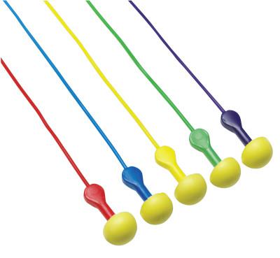 EAR E-A-R Express Pod Plugs Earplug, Polyurethane, Blue/Yellow, Corded