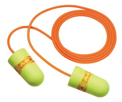EAR E-A-Rsoft SuperFit Earplugs, Polyurethane, Red/Yellow, Corded