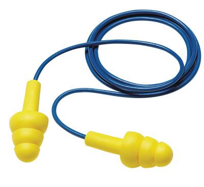 3M E-A-R UltraFit Earplugs 340-4004, Corded, Poly Bag, 400 Pair/Case