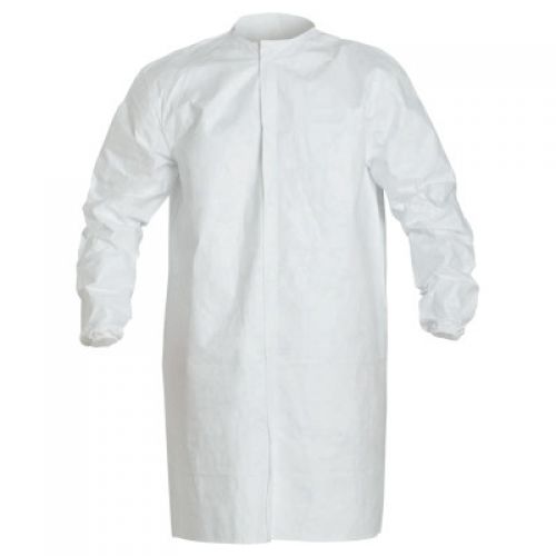 Tyvek IsoClean Frock with Snap Front, 2X-Large, White