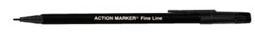 DYKEM DYKEM Action Marker, Black, Fine