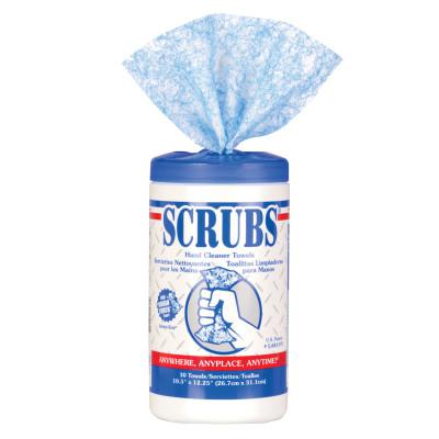 SCRUBS SCRUBS Hand Cleaner Towels, Wet Wipe Container