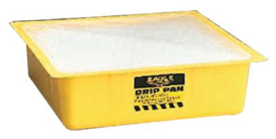Polypropylene-Filled Drip Pan, Yellow, 10 1/2" x 10 1/2" x 3"