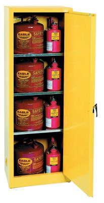 Flammable Liquid Storage Cabinet, Manual-Closing, 24 Gallon