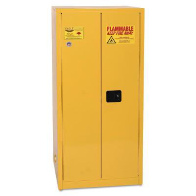 Flammable Liquid Storage, Self-Closing Cabinet, 60 Gallon
