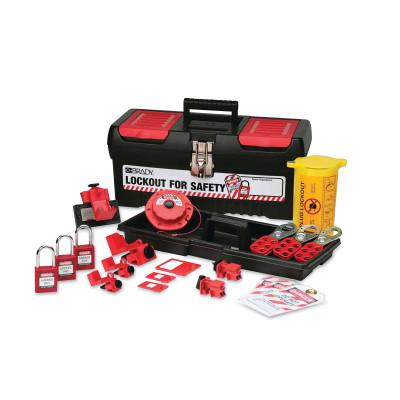 Personal Electrical Lockout Toolbox Kits with 3 Padlocks