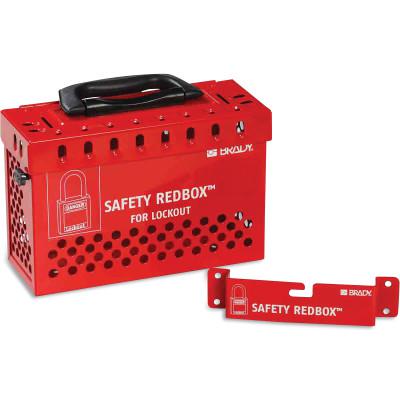 WALL-MOUNTABLE LOCKBOX W/ QUICK REL. RED